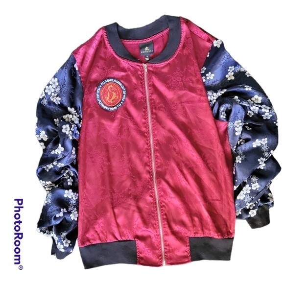 DISNEY'S PRINCESS LINE MULAN ZIP UP JACKET - S - Picture 2 of 8